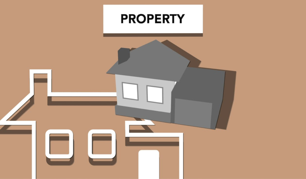 an illustration representing a residential property.