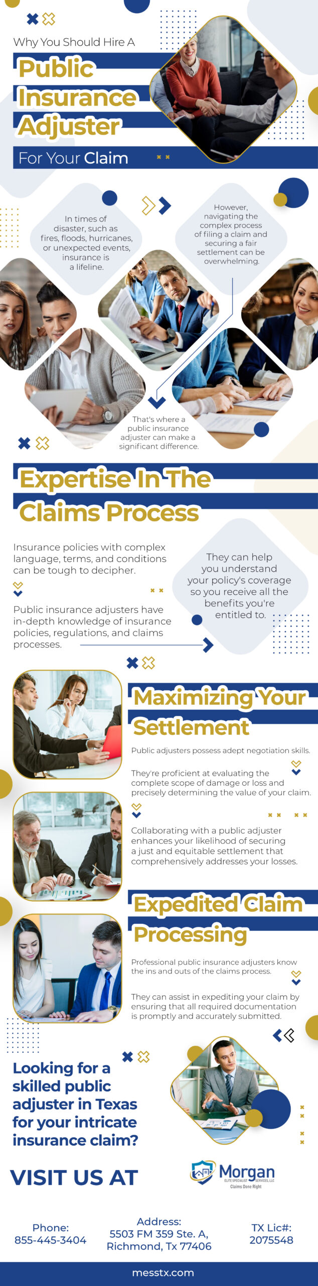 Why You Should Hire a Public Insurance Adjuster - Infograph
